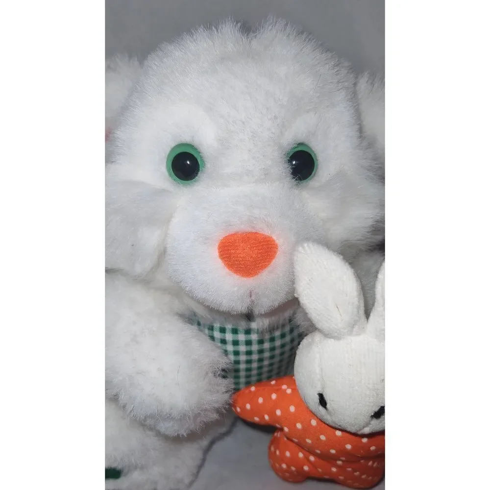 Avon Products Giggly Sounds Mommy Rabbit White Color w/Baby Bunny 9